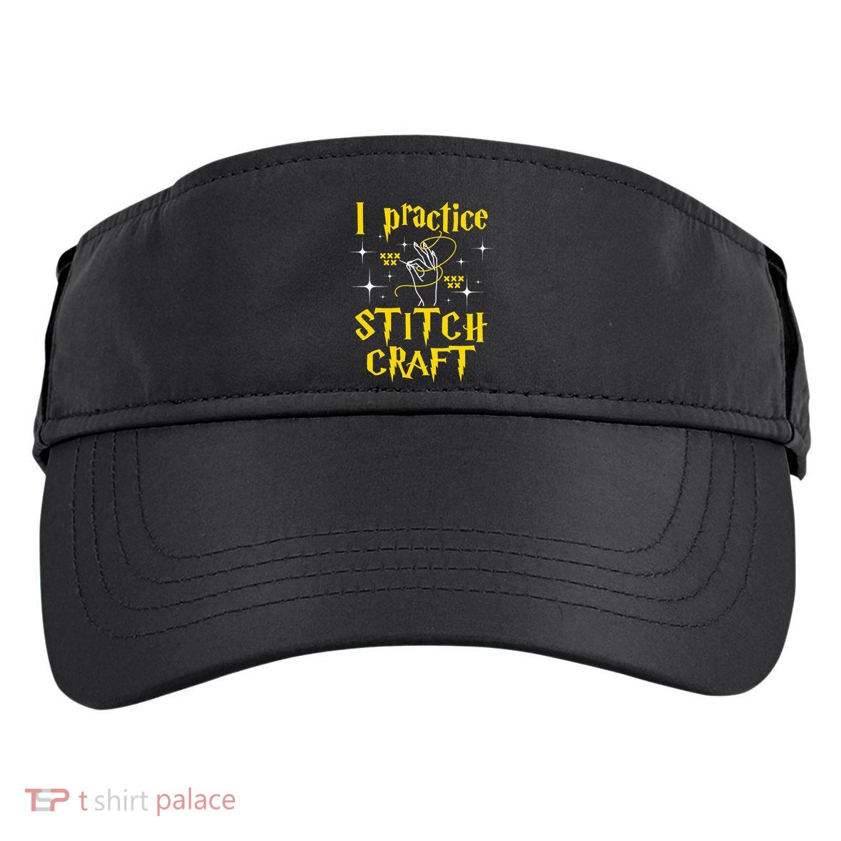I Practice Stitch Craft Cross Stitching Cross Stitcher Adult Drive Performance Visor