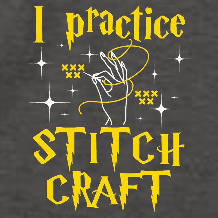 I Practice Stitch Craft Cross Stitching Cross Stitcher Vector Backpack