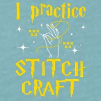 I Practice Stitch Craft Cross Stitching Cross Stitcher Sueded Cloud Jersey T-Shirt