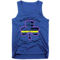 Irish Police Shamrock Cute Gift Gaelic Police Saying Tank Top