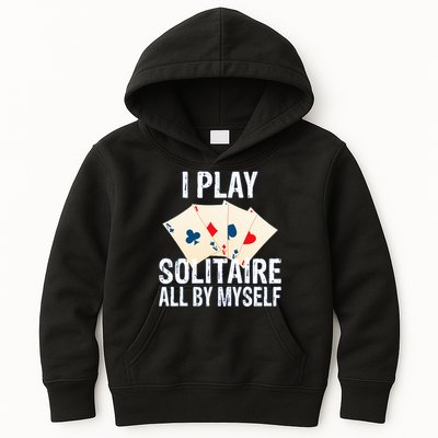 I Play Solitaire Board Games Player Lover Gifts Funny Kids Hoodie