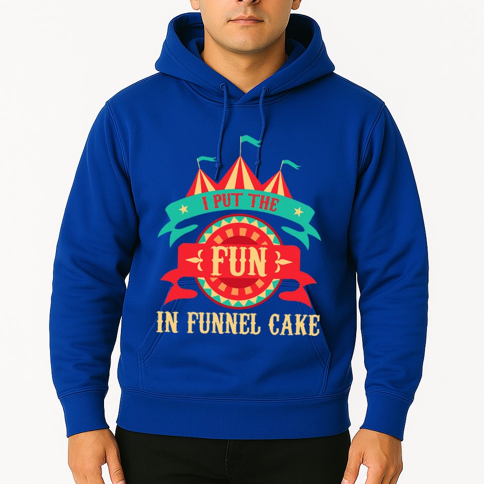 I Put The Fun In Funnel Cake Circus Birthday Hoodie