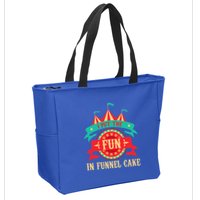 I Put The Fun In Funnel Cake Circus Birthday Zip Tote Bag