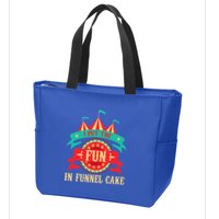 I Put The Fun In Funnel Cake Circus Birthday Zip Tote Bag