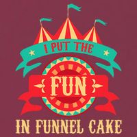 I Put The Fun In Funnel Cake Circus Birthday 16oz Travel Tumbler