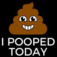 I Pooped Today Funny Joke, B Day Costume Poo Humor Cooling Performance Crew T-Shirt