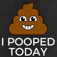 I Pooped Today Funny Joke, B Day Costume Poo Humor Adult Drive Performance Visor