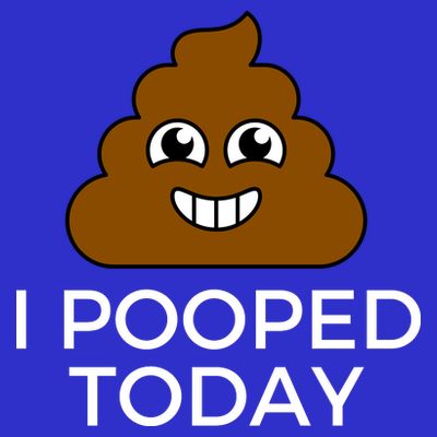 I Pooped Today Funny Joke, B Day Costume Poo Humor T-Shirt