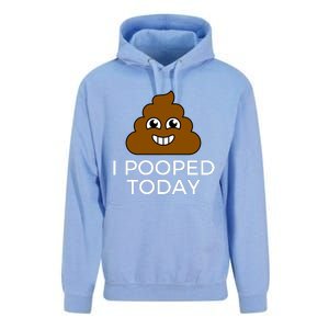 I Pooped Today Funny Joke, B Day Costume Poo Humor Unisex Surf Hoodie