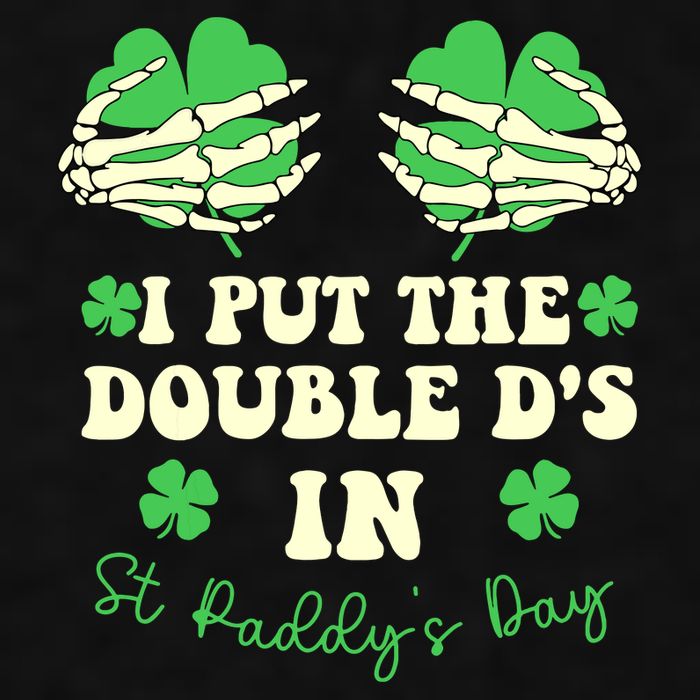 I Put The Double Ds In St Paddys Day Funny Ladies PosiCharge Tri-Blend Wicking Tank