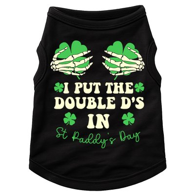 I Put The Double Ds In St Paddys Day Funny Doggie Tank