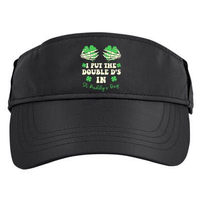 I Put The Double Ds In St Paddys Day Funny Adult Drive Performance Visor