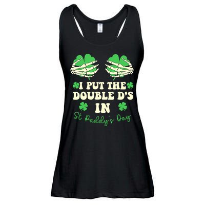 I Put The Double Ds In St Paddys Day Funny Ladies Essential Flowy Tank