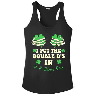 I Put The Double Ds In St Paddys Day Funny Ladies PosiCharge Competitor Racerback Tank