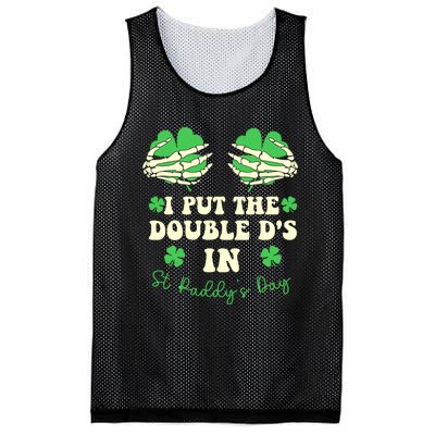 I Put The Double Ds In St Paddys Day Funny Mesh Reversible Basketball Jersey Tank