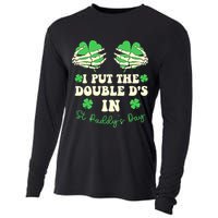 I Put The Double Ds In St Paddys Day Funny Cooling Performance Long Sleeve Crew