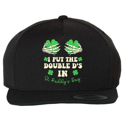 I Put The Double Ds In St Paddys Day Funny Wool Snapback Cap