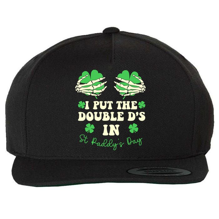 I Put The Double Ds In St Paddys Day Funny Wool Snapback Cap