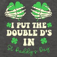 I Put The Double Ds In St Paddys Day Funny Vector Backpack