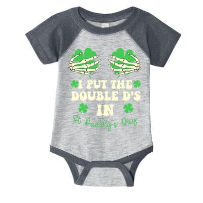 I Put The Double Ds In St Paddys Day Funny Infant Baby Jersey Bodysuit