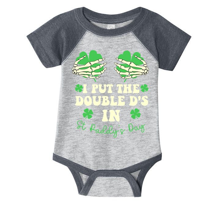 I Put The Double Ds In St Paddys Day Funny Infant Baby Jersey Bodysuit