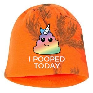 I Pooped Today Sarcastic Adult Humor Party Kati - Camo Knit Beanie