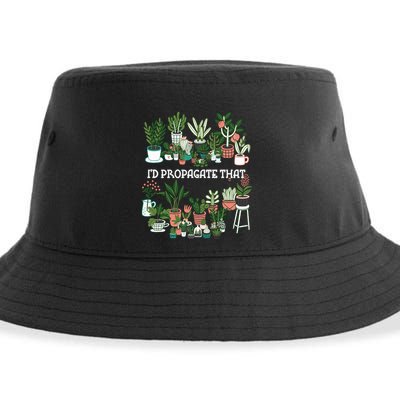 ID Propagate That Plant Lover Gardener Garden Gardening Sustainable Bucket Hat