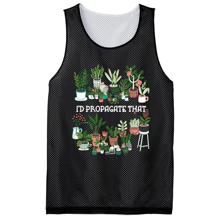 ID Propagate That Plant Lover Gardener Garden Gardening Mesh Reversible Basketball Jersey Tank