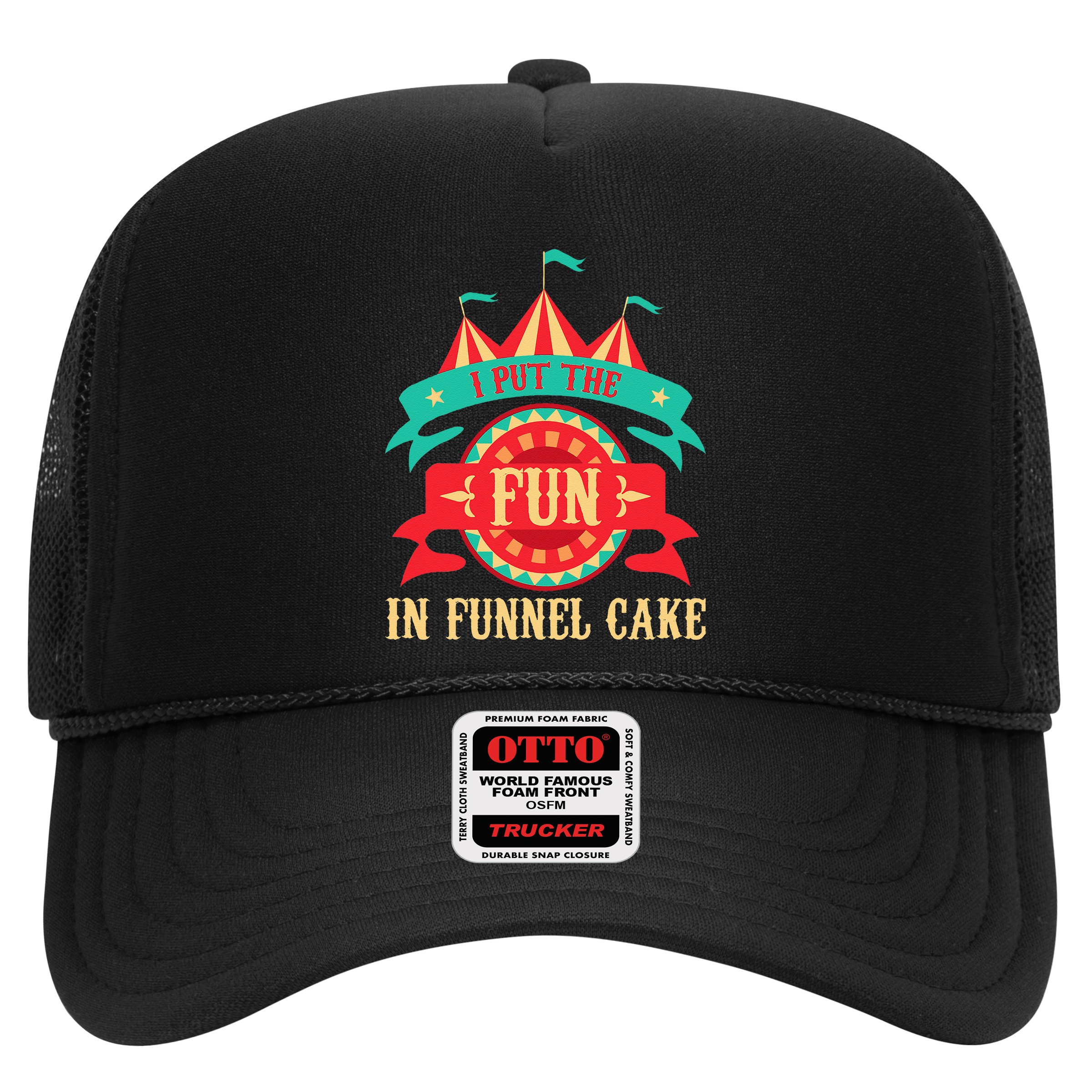 I Put The Fun In Funnel Cake Circus Birthday Party Costume Hat