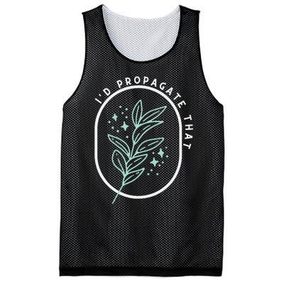 Id Propagate That Plants Funny Gardening Retro Minimalist Tank Top Mesh Reversible Basketball Jersey Tank