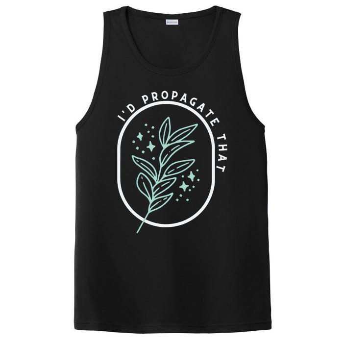 Id Propagate That Plants Funny Gardening Retro Minimalist Tank Top PosiCharge Competitor Tank