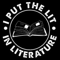 I Put The Lit In Literature English Teacher Book Reader Cooling Performance Crew T-Shirt