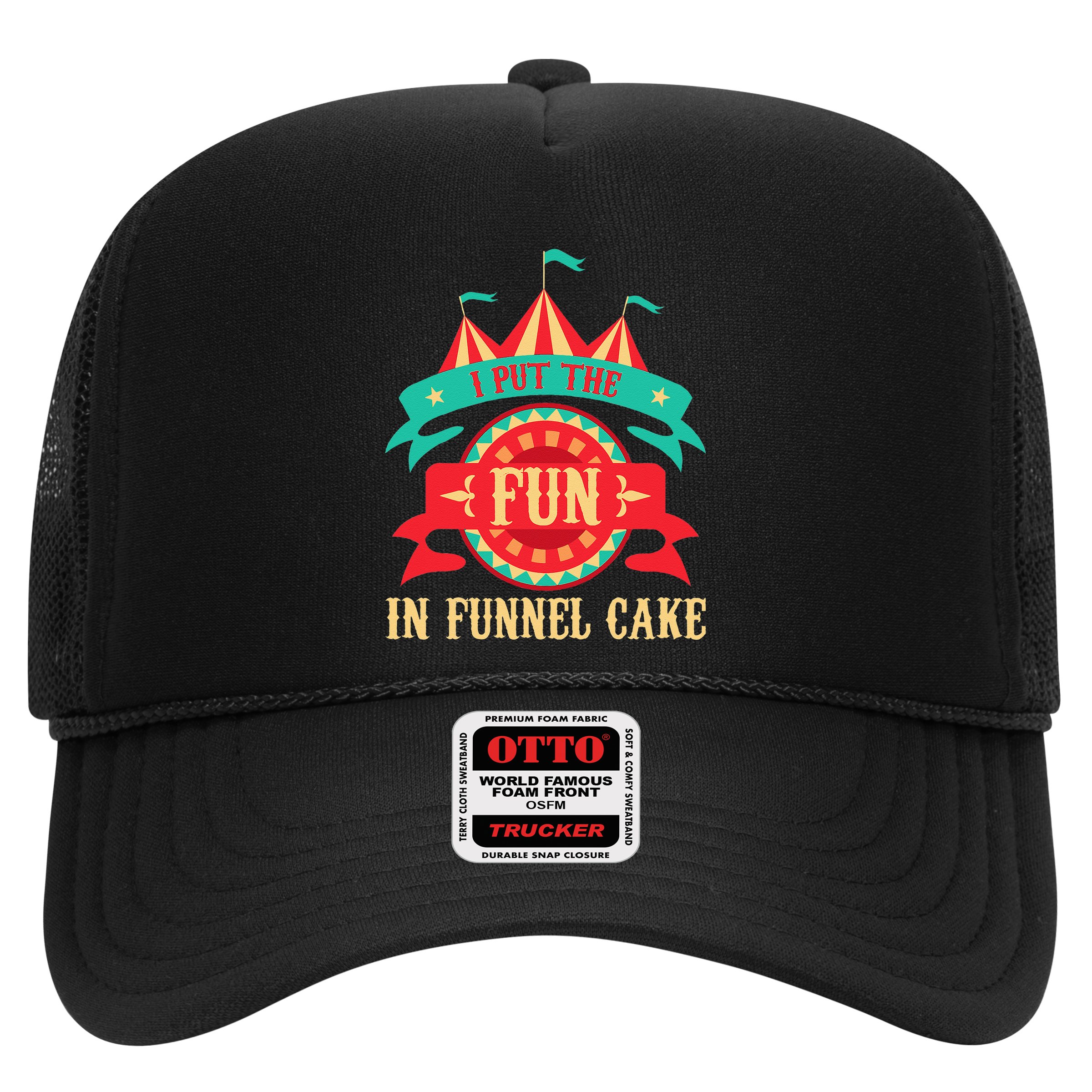 I Put The Fun In Funnel Cake Circus Birthday Party Costume Hat