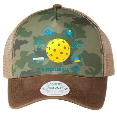 Its Pickleball Time Legacy Tie Dye Trucker Hat