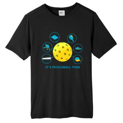 Its Pickleball Time Tall Fusion ChromaSoft Performance T-Shirt