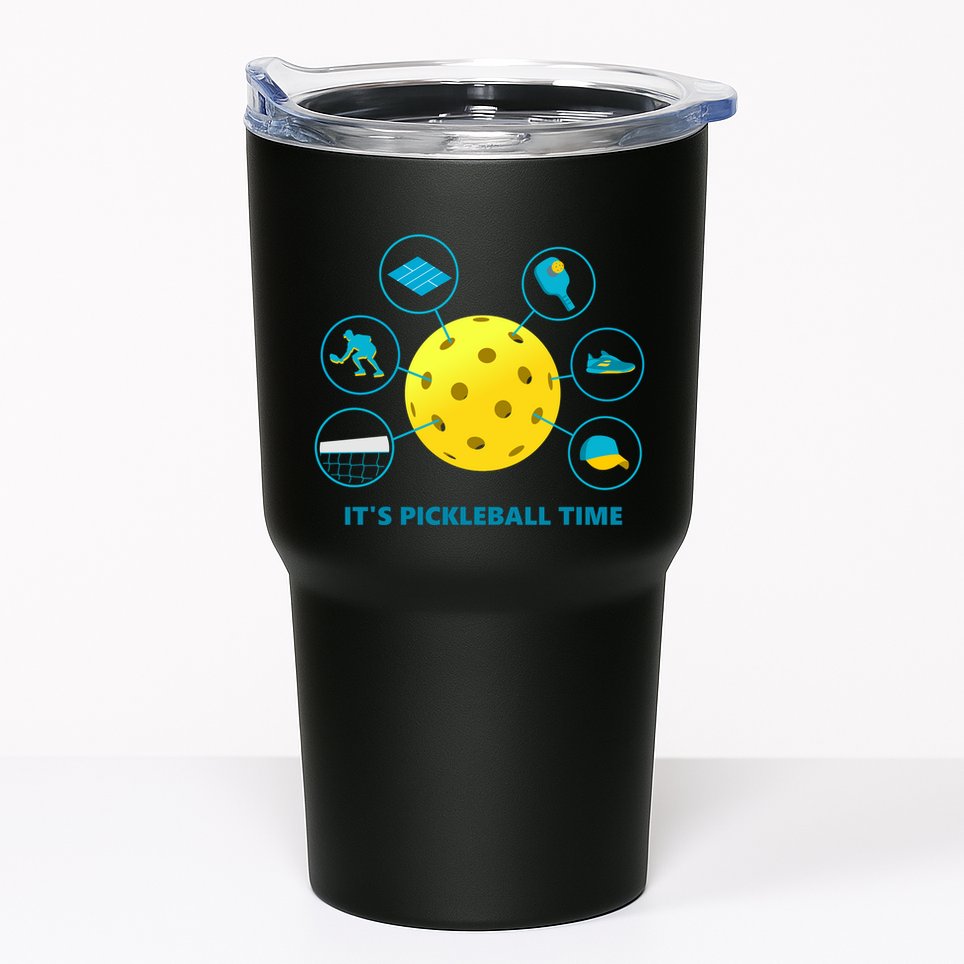 Its Pickleball Time Tumbler