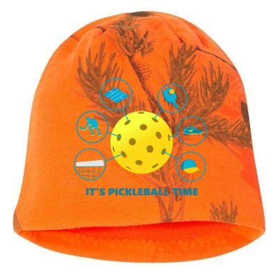 Its Pickleball Time Kati - Camo Knit Beanie