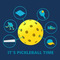 Its Pickleball Time Cooling Performance Crew T-Shirt