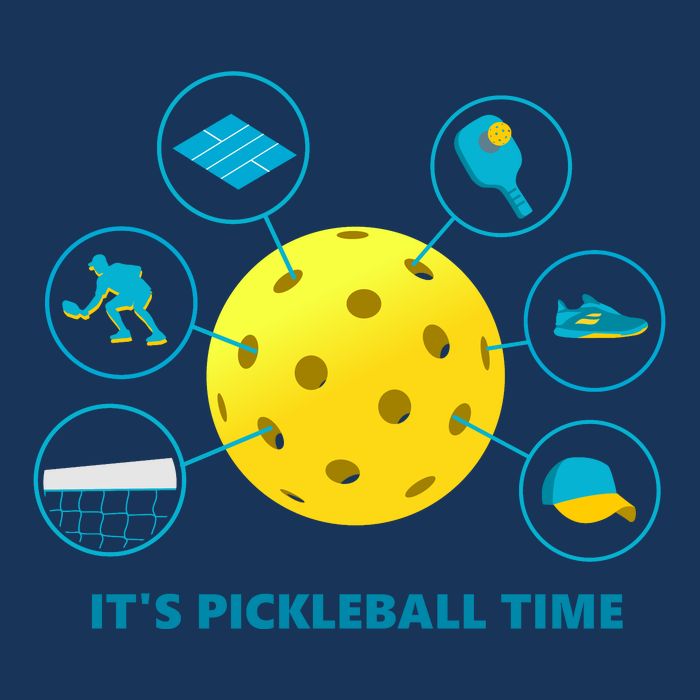 Its Pickleball Time Cooling Performance Crew T-Shirt