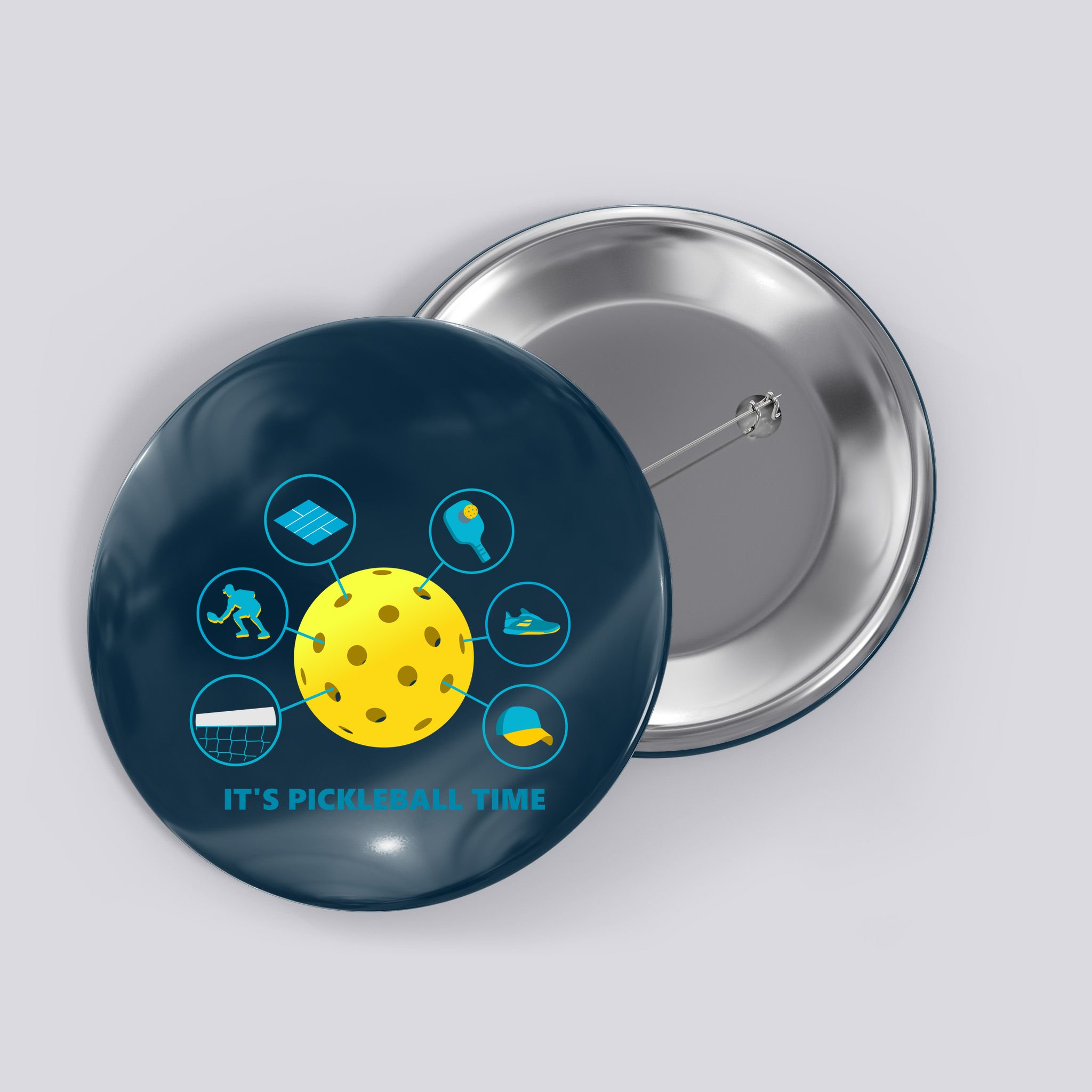 Its Pickleball Time Button