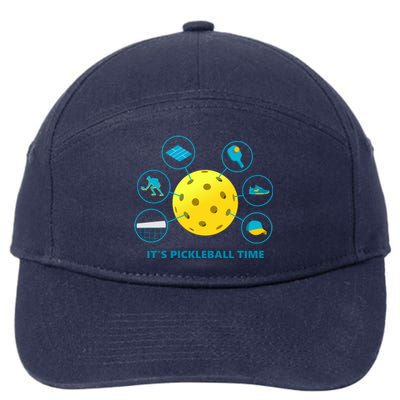 Its Pickleball Time 7-Panel Snapback Hat