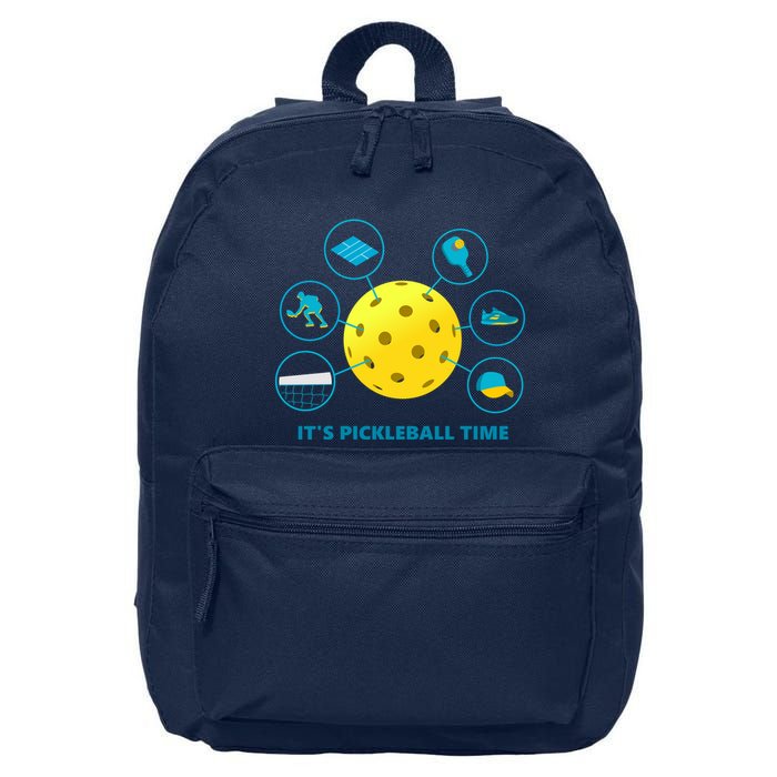 Its Pickleball Time 16 in Basic Backpack