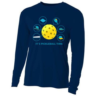 Its Pickleball Time Cooling Performance Long Sleeve Crew