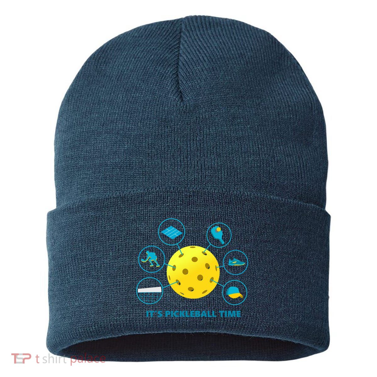 Its Pickleball Time Sustainable Knit Beanie