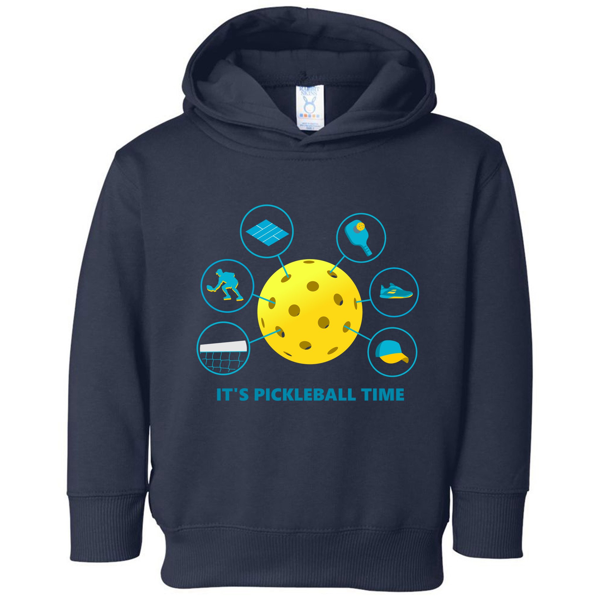 Its Pickleball Time Toddler Hoodie