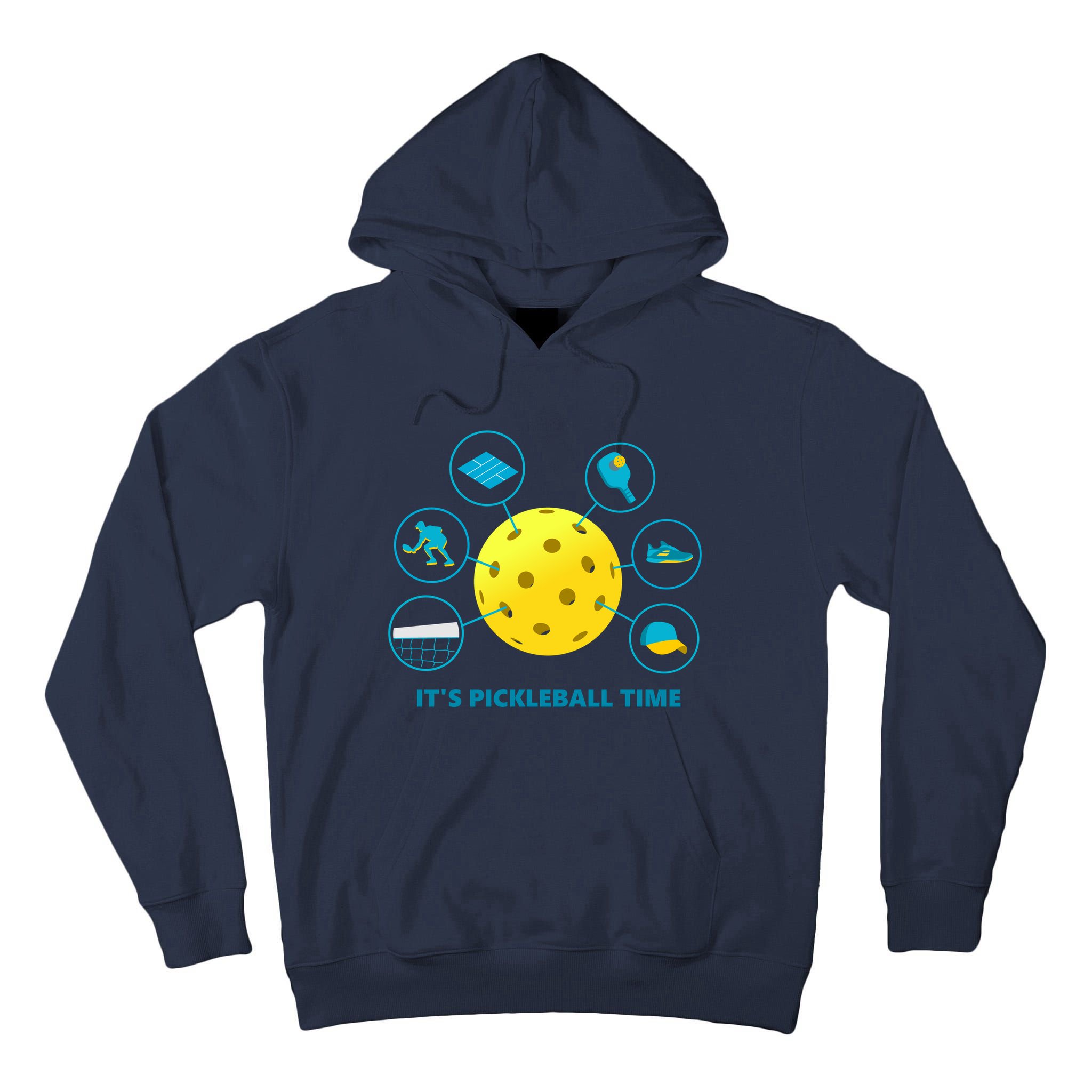 Its Pickleball Time Tall Hoodie