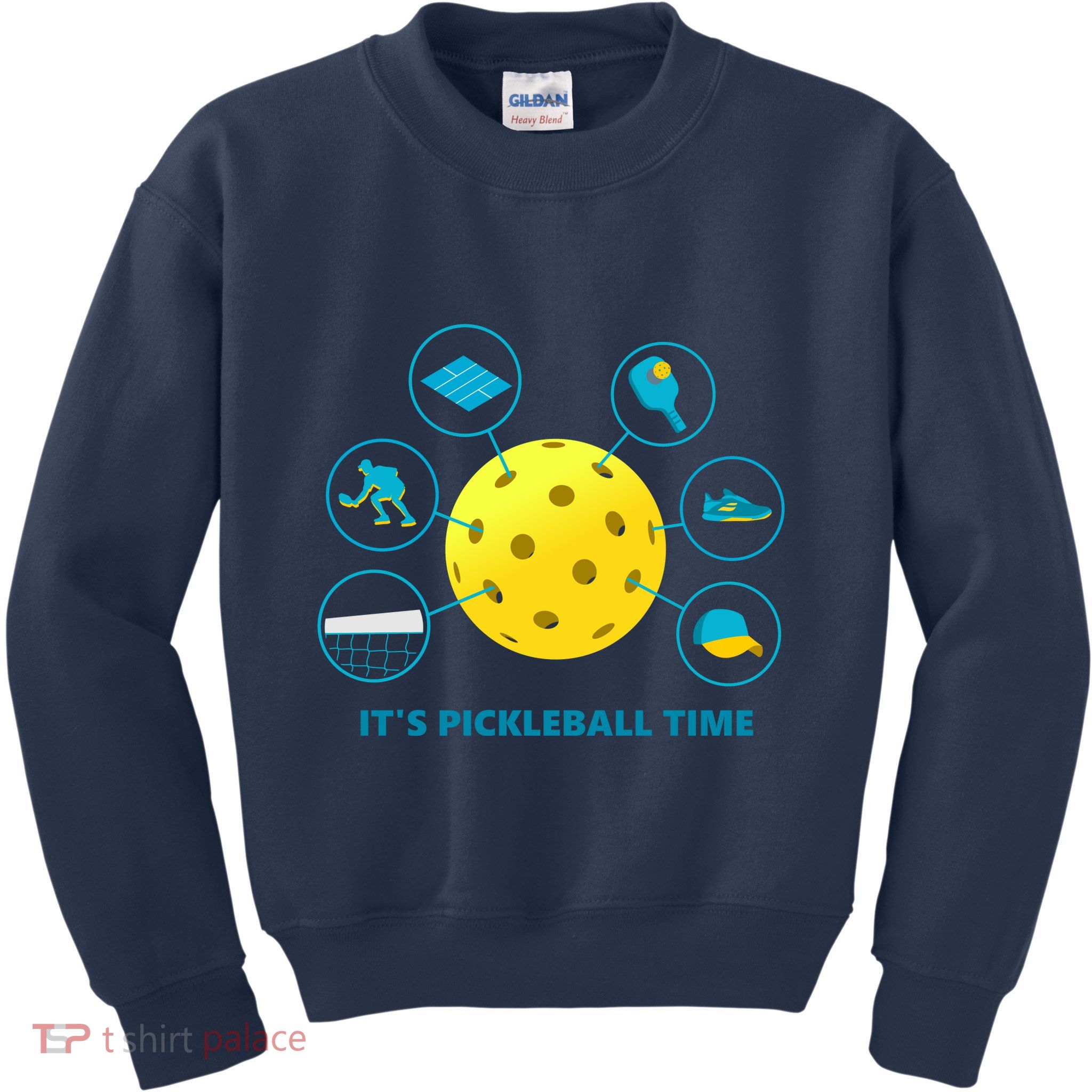 Its Pickleball Time Kids Sweatshirt