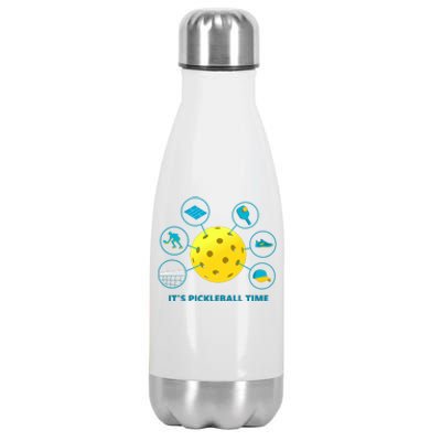 Its Pickleball Time Stainless Steel Insulated Water Bottle