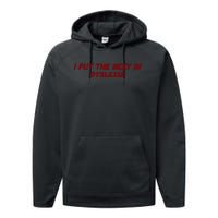 I Put The Sexy In Dyslexia Performance Fleece Hoodie