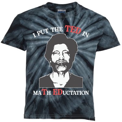 I Put The Ted In Math Education Kids Tie-Dye T-Shirt